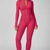 AlienDose | AlienShape™ Zip Jumpsuit | Long-Sleeve Zip Jumpsuit That Shows Off Your Curves