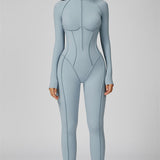 AlienDose | AlienShape™ Zip Jumpsuit | Long-Sleeve Zip Jumpsuit That Shows Off Your Curves