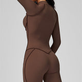 AlienDose | AlienShape™ Zip Jumpsuit | Long-Sleeve Zip Jumpsuit That Shows Off Your Curves