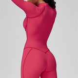 AlienDose | AlienShape™ Zip Jumpsuit | Long-Sleeve Zip Jumpsuit That Shows Off Your Curves