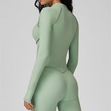 AlienDose | AlienShape™ Zip Jumpsuit | Long-Sleeve Zip Jumpsuit That Shows Off Your Curves