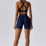 AlienDose | AlienShape™ Cross-Back Top | Cross-Strap Sports Bra to Train with Confidence