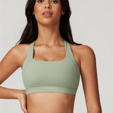AlienDose | AlienShape™ Cross-Back Top | Cross-Strap Sports Bra to Train with Confidence