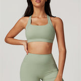 AlienDose | AlienShape™ Cross-Back Top | Cross-Strap Sports Bra to Train with Confidence