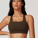 AlienDose | AlienShape™ Cross-Back Top | Cross-Strap Sports Bra to Train with Confidence