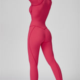 AlienDose | AlienShape™ Zip Jumpsuit | Long-Sleeve Zip Jumpsuit That Shows Off Your Curves