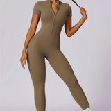 AlienDose | AlienShape™ Viva Motion | Short-Sleeve Jumpsuit That Flatters Your Silhouette