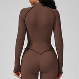 AlienDose | AlienShape™ Zip Jumpsuit | Long-Sleeve Zip Jumpsuit That Shows Off Your Curves