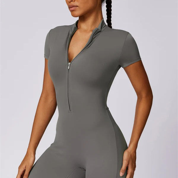 AlienDose | AlienShape™ Viva Motion | Short-Sleeve Jumpsuit That Flatters Your Silhouette