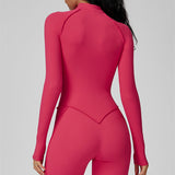 AlienDose | AlienShape™ Zip Jumpsuit | Long-Sleeve Zip Jumpsuit That Shows Off Your Curves