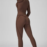 AlienDose | AlienShape™ Zip Jumpsuit | Long-Sleeve Zip Jumpsuit That Shows Off Your Curves