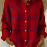 AlienDose | Red Tartan Knit Vest