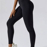 AlienDose | AlienShape™ Cross-Back Top & Leggings 2-Piece Set | Cross-Strap Sports Bra + Leggings to Train with Confidence