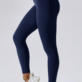 AlienDose | AlienShape™ Cross-Back Top & Leggings 2-Piece Set | Cross-Strap Sports Bra + Leggings to Train with Confidence