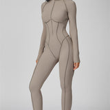 AlienDose | AlienShape™ Zip Jumpsuit | Long-Sleeve Zip Jumpsuit That Shows Off Your Curves