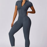 AlienDose | AlienShape™ Viva Motion | Short-Sleeve Jumpsuit That Flatters Your Silhouette