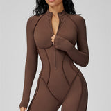 AlienDose | AlienShape™ Zip Jumpsuit | Long-Sleeve Zip Jumpsuit That Shows Off Your Curves