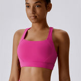 AlienDose | AlienShape™ Cross-Back Top | Cross-Strap Sports Bra to Train with Confidence