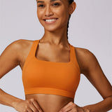 AlienDose | AlienShape™ Cross-Back Top | Cross-Strap Sports Bra to Train with Confidence