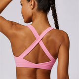AlienDose | AlienShape™ Cross-Back Top | Cross-Strap Sports Bra to Train with Confidence
