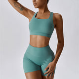 AlienDose | AlienShape™ Cross-Back Top | Cross-Strap Sports Bra to Train with Confidence