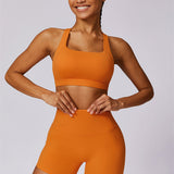 AlienDose | AlienShape™ Cross-Back Top | Cross-Strap Sports Bra to Train with Confidence