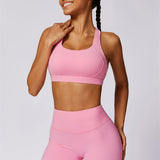 AlienDose | AlienShape™ Cross-Back Top | Cross-Strap Sports Bra to Train with Confidence