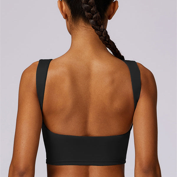 AlienDose | AlienMove™ Iron Feel Top | Wide-Strap Sports Bra to Train with Confidence
