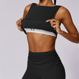 AlienDose | AlienMove™ Iron Feel Top | Wide-Strap Sports Bra to Train with Confidence