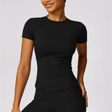 AlienDose | AlienMove™ Minimalist Tee | Short-Sleeve Sports Tee That Flatters Your Silhouette
