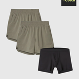 AlienDose | 2-Pack SportProof™ Move&Act Shorts + Free Briefs