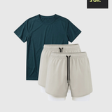 AlienDose | Basic Running Set – 1x MUVTOUCH™ Tee + 2x Running Shorts