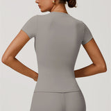AlienDose | AlienMove™ Minimalist Tee | Short-Sleeve Sports Tee That Flatters Your Silhouette