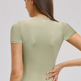 AlienDose | AlienMove™ Minimalist Tee | Short-Sleeve Sports Tee That Flatters Your Silhouette