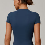AlienDose | AlienMove™ Minimalist Tee | Short-Sleeve Sports Tee That Flatters Your Silhouette