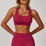 AlienDose | AlienShape™ Cross-Back Top | Cross-Strap Sports Bra to Train with Confidence