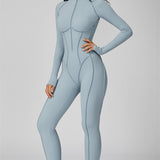 AlienDose | AlienShape™ Zip Jumpsuit | Long-Sleeve Zip Jumpsuit That Shows Off Your Curves