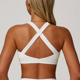 AlienDose | AlienShape™ Cross-Back Top | Cross-Strap Sports Bra to Train with Confidence