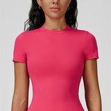 AlienDose | AlienMove™ Minimalist Tee | Short-Sleeve Sports Tee That Flatters Your Silhouette