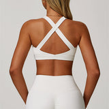 AlienDose | AlienShape™ Cross-Back Top | Cross-Strap Sports Bra to Train with Confidence