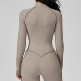 AlienDose | AlienShape™ Zip Jumpsuit | Long-Sleeve Zip Jumpsuit That Shows Off Your Curves