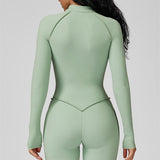 AlienDose | AlienShape™ Zip Jumpsuit | Long-Sleeve Zip Jumpsuit That Shows Off Your Curves