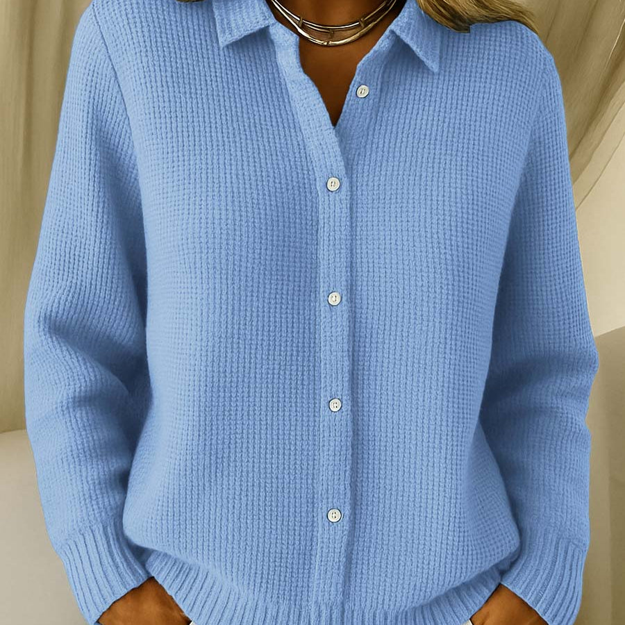 AlienDose | Textured Knit Button Cardigan