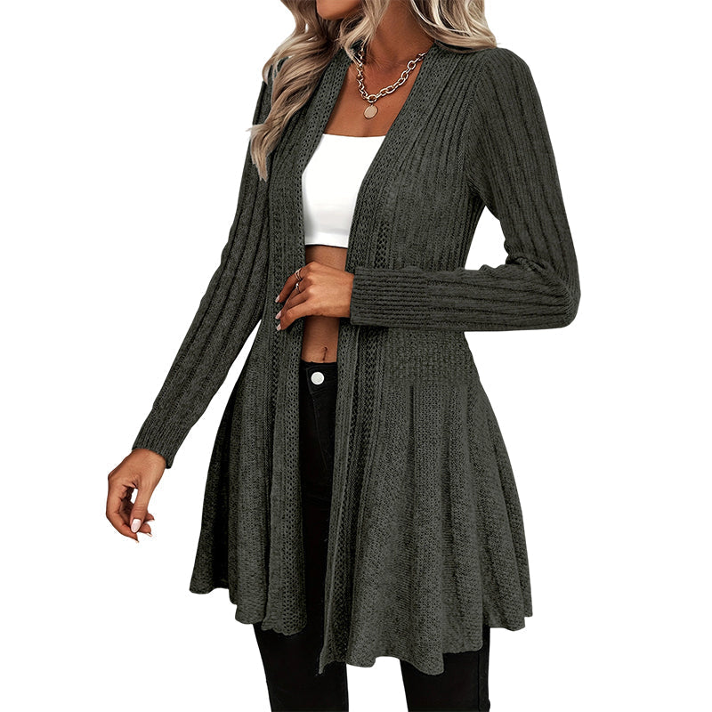 AlienDose | Open-Front Knit Cardigan