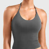 ALIENDOSE | Longline Halter Top – Elegant, Comfy & Versatile