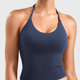 ALIENDOSE | Longline Halter Top – Elegant, Comfy & Versatile