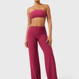 ALIENDOSE | Straight-Leg Leggings – High-Waisted, Soft & Sleek